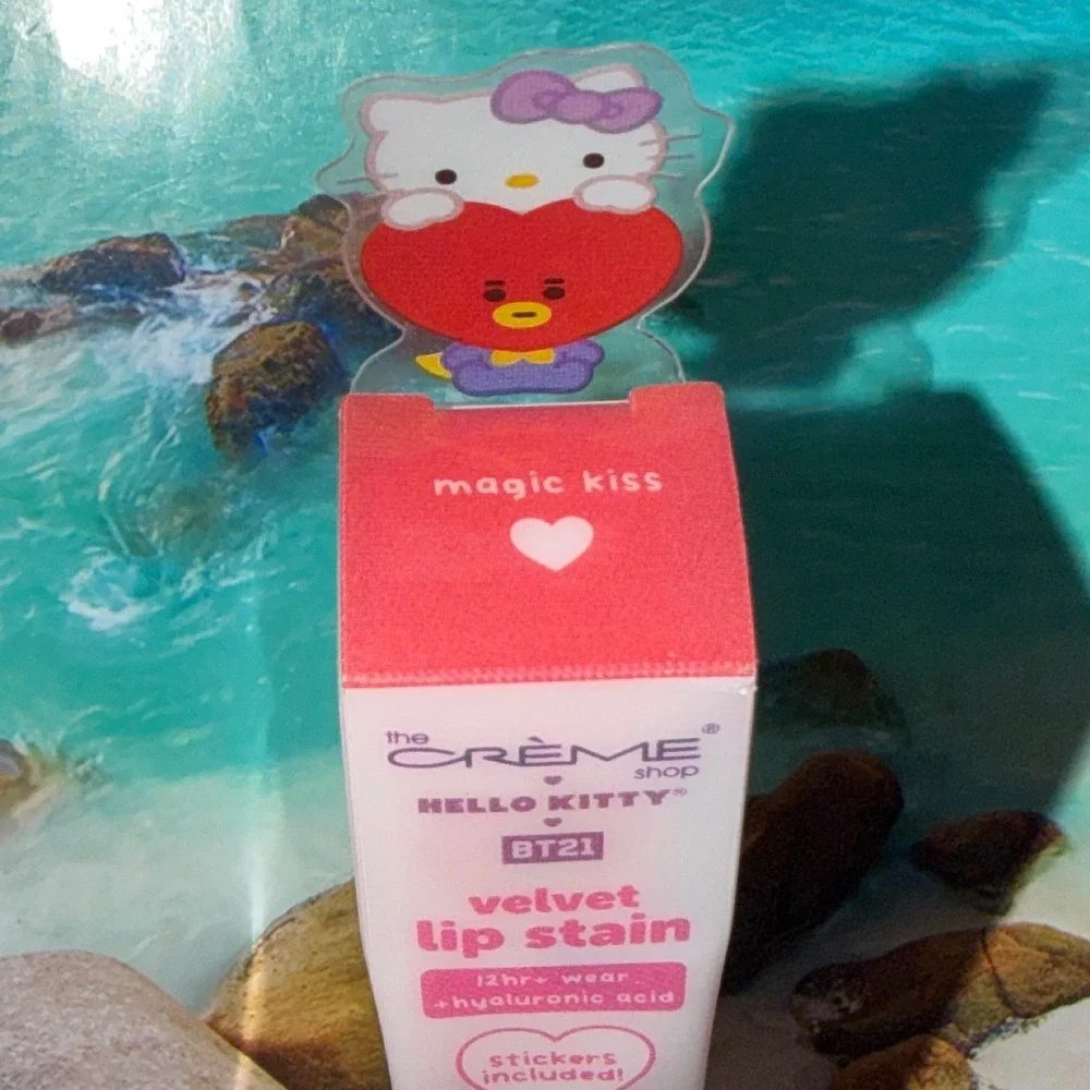 The Creme Shop Hello Kitty BT21 Velvet Lip Stain Magic Kiss Pink Limited Edition